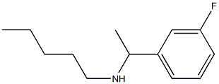 [1-(3-fluorophenyl)ethyl](pentyl)amine Struktur