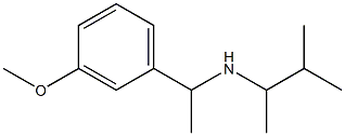 [1-(3-methoxyphenyl)ethyl](3-methylbutan-2-yl)amine Struktur