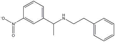 [1-(3-nitrophenyl)ethyl](2-phenylethyl)amine Struktur