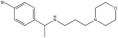 [1-(4-bromophenyl)ethyl][3-(morpholin-4-yl)propyl]amine Struktur