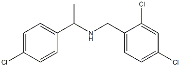 [1-(4-chlorophenyl)ethyl][(2,4-dichlorophenyl)methyl]amine Struktur