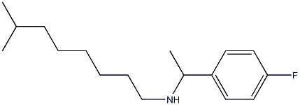 [1-(4-fluorophenyl)ethyl](7-methyloctyl)amine Struktur