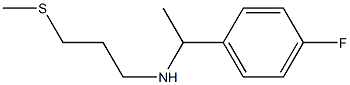 [1-(4-fluorophenyl)ethyl][3-(methylsulfanyl)propyl]amine Struktur