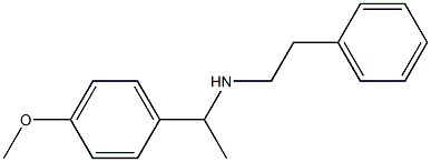 [1-(4-methoxyphenyl)ethyl](2-phenylethyl)amine Struktur