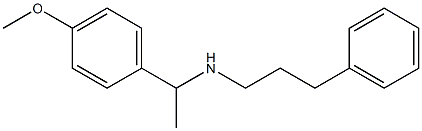 [1-(4-methoxyphenyl)ethyl](3-phenylpropyl)amine Struktur