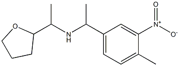 [1-(4-methyl-3-nitrophenyl)ethyl][1-(oxolan-2-yl)ethyl]amine Struktur