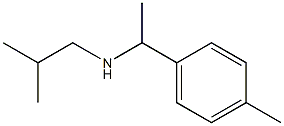 [1-(4-methylphenyl)ethyl](2-methylpropyl)amine Struktur