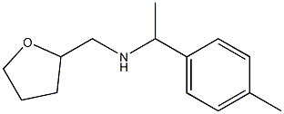 [1-(4-methylphenyl)ethyl](oxolan-2-ylmethyl)amine Struktur