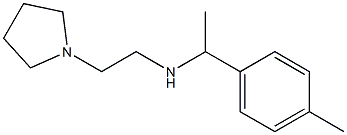 [1-(4-methylphenyl)ethyl][2-(pyrrolidin-1-yl)ethyl]amine Struktur