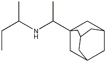 [1-(adamantan-1-yl)ethyl](butan-2-yl)amine Struktur