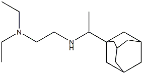 [1-(adamantan-1-yl)ethyl][2-(diethylamino)ethyl]amine Struktur