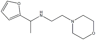 [1-(furan-2-yl)ethyl][2-(morpholin-4-yl)ethyl]amine Struktur