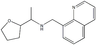 [1-(oxolan-2-yl)ethyl](quinolin-8-ylmethyl)amine Struktur