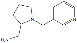 [1-(pyridin-3-ylmethyl)pyrrolidin-2-yl]methanamine Struktur