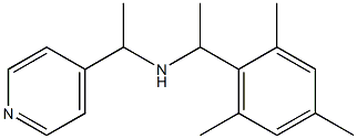 [1-(pyridin-4-yl)ethyl][1-(2,4,6-trimethylphenyl)ethyl]amine Struktur