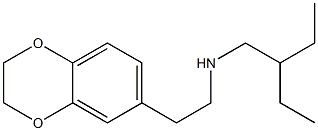 [2-(2,3-dihydro-1,4-benzodioxin-6-yl)ethyl](2-ethylbutyl)amine Struktur