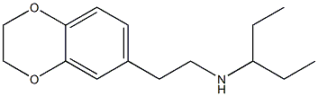 [2-(2,3-dihydro-1,4-benzodioxin-6-yl)ethyl](pentan-3-yl)amine Struktur