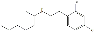 [2-(2,4-dichlorophenyl)ethyl](heptan-2-yl)amine Struktur