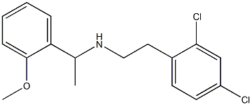 [2-(2,4-dichlorophenyl)ethyl][1-(2-methoxyphenyl)ethyl]amine Struktur