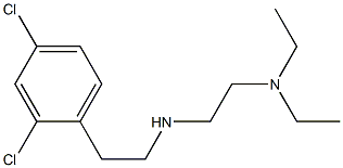 [2-(2,4-dichlorophenyl)ethyl][2-(diethylamino)ethyl]amine Struktur