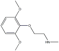 [2-(2,6-dimethoxyphenoxy)ethyl](methyl)amine Struktur