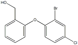 [2-(2-bromo-4-chlorophenoxy)phenyl]methanol Struktur