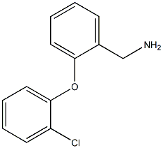 [2-(2-chlorophenoxy)phenyl]methanamine Struktur