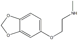 [2-(2H-1,3-benzodioxol-5-yloxy)ethyl](methyl)amine Struktur