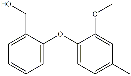 [2-(2-methoxy-4-methylphenoxy)phenyl]methanol Struktur