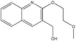 [2-(2-methoxyethoxy)quinolin-3-yl]methanol Struktur