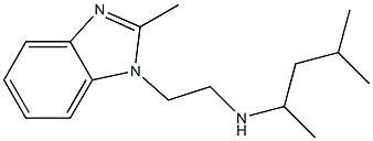 [2-(2-methyl-1H-1,3-benzodiazol-1-yl)ethyl](4-methylpentan-2-yl)amine Struktur