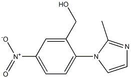 [2-(2-methyl-1H-imidazol-1-yl)-5-nitrophenyl]methanol Struktur