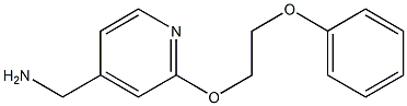 [2-(2-phenoxyethoxy)pyridin-4-yl]methanamine Struktur