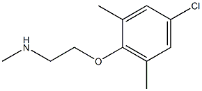 [2-(4-chloro-2,6-dimethylphenoxy)ethyl](methyl)amine Struktur