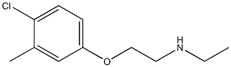 [2-(4-chloro-3-methylphenoxy)ethyl](ethyl)amine Struktur