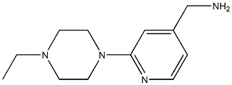 [2-(4-ethylpiperazin-1-yl)pyridin-4-yl]methylamine Struktur