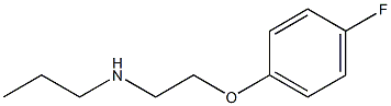 [2-(4-fluorophenoxy)ethyl](propyl)amine Struktur