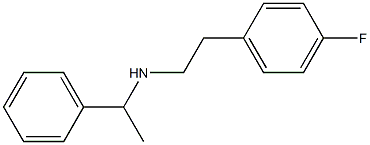 [2-(4-fluorophenyl)ethyl](1-phenylethyl)amine Struktur