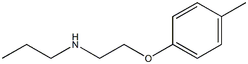 [2-(4-methylphenoxy)ethyl](propyl)amine Struktur