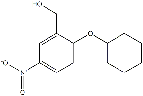 [2-(cyclohexyloxy)-5-nitrophenyl]methanol Struktur