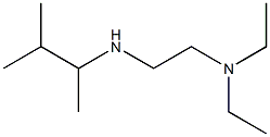 [2-(diethylamino)ethyl](3-methylbutan-2-yl)amine Struktur