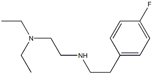 [2-(diethylamino)ethyl][2-(4-fluorophenyl)ethyl]amine Struktur