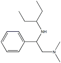 [2-(dimethylamino)-1-phenylethyl](pentan-3-yl)amine Struktur