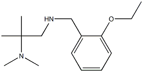 [2-(dimethylamino)-2-methylpropyl][(2-ethoxyphenyl)methyl]amine Struktur