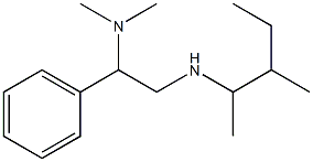 [2-(dimethylamino)-2-phenylethyl](3-methylpentan-2-yl)amine Struktur