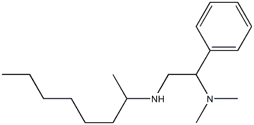 [2-(dimethylamino)-2-phenylethyl](octan-2-yl)amine Struktur