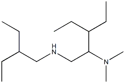 [2-(dimethylamino)-3-ethylpentyl](2-ethylbutyl)amine Struktur