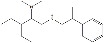 [2-(dimethylamino)-3-ethylpentyl](2-phenylpropyl)amine Struktur