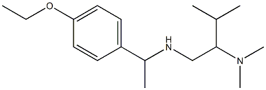 [2-(dimethylamino)-3-methylbutyl][1-(4-ethoxyphenyl)ethyl]amine Struktur