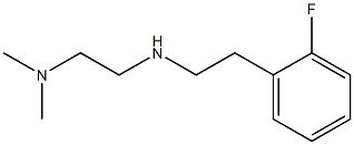 [2-(dimethylamino)ethyl][2-(2-fluorophenyl)ethyl]amine Struktur